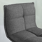 SoBuy FST45-DG - Barkruk - 360 Graden Draaibaar - Donkergrijs - 48 x 48 x 97 cm