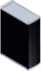 TEKO TEKAL 32.29 Universele behuizing 145 x 105.9 x 41 Aluminium Zwart 1 stuk(s)