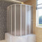 vidaXL - Douche - en - badscherm - 140 - x - 168 - cm - 7 - panelen - met - handdoekrek