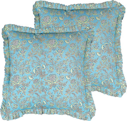 AMOENA - Sierkussen set van 2 - Multicolor - 45 x 45 cm - Katoen