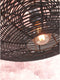 GOOD&MOJO Plafonniere Tanami - Rotan Zwart - Ø40cm - Modern
