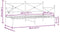 vidaXL - Slaapbank - zonder - matras - 100x200 - cm - staal - wit