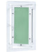 vidaXL - Toegangsdeksel - met - Aluminium - Frame - en - Gipsplaat - 250x400 - mm