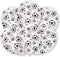 Amscan Ballonnen Voetbal 27,5 Cm Wit/zwart 6 Stuks