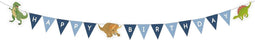 Amscan Vlaggenlijn Happy Dinosaur 180 Cm Papier Blauw