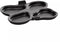 AMT Gastroguss 4-vaks bakvorm - Handgegoten aluminium - Lotan antiaanbaklaag - 27x23 cm - Ovenbestendig