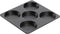 AMT Gastroguss 5-vaks bakplaat - Handgegoten aluminium - Lotan antiaanbaklaag - 28 x 29 cm - Ovenbestendig tot 240°C