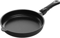 AMT Gastroguss Aluminium koekenpan 28 cm - Lotan® anti-aanbaklaag - Verwijderbare handgreep - Niet voor inductie