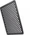 AMT Gastroguss Dubbelzijdige BBQ Grillplaat - Perforatie - Handgegoten Aluminium - 53x33 cm