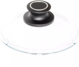 AMT Gastroguss Glazen deksel 16 cm - Hittebestendig Pyrex - Ovenbestendige knop - Vaatwasserveilig