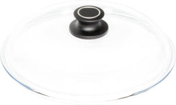 AMT Gastroguss Glazen deksel 28 cm - hittebestendig Pyrex - ovenbestendige knop - vaatwasserbestendig