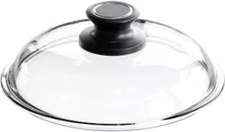 AMT Gastroguss Glazen deksel - hittebestendig Pyrex - Ø 20 cm - ovenbestendige knop - vaatwasser veilig