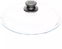 AMT Gastroguss Glazen deksel - Ø 26 cm - Hittebestendig - Ovenbestendige knop - Duurzaam ontwerp