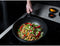 AMT Gastroguss Grote aluminium wok - inductie geschikt - veelzijdig koken - 32 cm - zwart