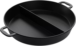 AMT Gastroguss Grote kookpan - 65 cm - 2 segmenten - Gietaluminium - Duurzaam en veelzijdig