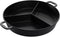 AMT Gastroguss Grote pan 65 cm - 3 segmenten - titanium - energiebesparend - vetvrij koken