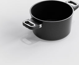 AMT Gastroguss Hoge kookpot - 24 cm - 14 cm hoog - 5 liter - Geschikt voor alle warmtebronnen - Inductiecompatibel