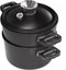 AMT Gastroguss Pot, deksel en stoominzet - Geschikt voor alle warmtebronnen - Non-stick - 24 cm - Vaatwasserbestendig