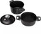 AMT Gastroguss Pot, deksel en stoominzet - Geschikt voor alle warmtebronnen - Non-stick - 24 cm - Vaatwasserbestendig