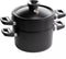 AMT Gastroguss Pot, deksel en stoominzet - Geschikt voor alle warmtebronnen - Non-stick - 24 cm - Vaatwasserbestendig