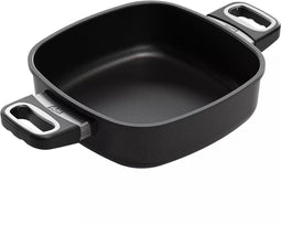 AMT Gastroguss Vierkante pan - gietaluminium - inductie - 24x24x7 cm - met zijgrepen