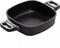 AMT Gastroguss Vierkante pan - gietaluminium - inductie - 24x24x7 cm - met zijgrepen