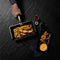 AMT Gastroguss Vierkante snackkom - Compact design - Ideaal voor snelle snacks - 24,5 x 15 cm