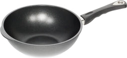 AMT Gastroguss Wokpan 26 cm - Geschikt voor alle warmtebronnen - 1,5 liter - Inductiecompatibel