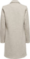 ONLY ONLCARRIE MEL COAT OTW NOOS - Dames Jas - Omkeerbaar - Katoen/Polyester - Etherea Melange