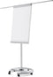 Magnetoplan Writing Area Flipchart Junior Plus Mobil - 68x95cm (BXH) - Lichtgrijs