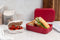 Amuse Brooddoos – Medium – Lunchbox Met Rekker – Hoogte Verstelbaar – Vaatwasserbestendig – Rood – 500 ml