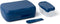Amuse Brunch & Salad Brooddoos - Lunchbox - Brunchbox - met Extra Snackdoosje en Spork - Magnetronbestendig - Blauw
