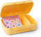 Amuse Brunchbox & Divider Teens 'Good Mood' - Ruime Lunchbox - Brooddoos - met Extra Divider en Stickers - Geel