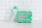 Amuse Brunchbox & Divider Teens 'Positive Energy' - Ruime Lunchbox - Brooddoos - met Extra Divider en Stickers - Groen