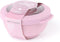 Amuse Life Snack Bowl - Snackdoosje - Vershouddoos met Tritan Deksel - Onverwoestbaar - 200 ml - Roze