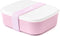 Amuse Lunchbox 3-in-1 - Brooddoos - met Rekker en Sauspotje - Microgolfoven Veilig - Vaatwasser en Diepvries Bestendig - Bruin