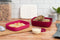 Amuse Lunchbox 3-in-1 - Brooddoos - met Rekker en Sauspotje - Microgolfoven Veilig - Vaatwasser en Diepvries Bestendig - Bruin