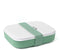 Amuse Lunchbox 3-in-1 Sage - Brooddoos met Rekker en Sauspotje - Vaatwas, magnetron, en diepvriesbestendig - Groen