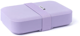 Amuse Lunchbox Large Lavender - Brooddoos met Rekker – in Hoogte Verstelbaar – Vaatwasserbestendig – BPA-vrij - Paars - 210 x 140 x 50 mm