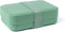 Amuse Lunchbox Large Sage - Brooddoos met Rekker – in Hoogte Verstelbaar – Vaatwasserbestendig – BPA-vrij - Groen - 210 x 140 x 50 mm