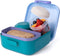 Amuse Rikko Lagoon Sky Lunchbox - Kindveilige sluitingen - Ideaal Voor Maaltijdvoorbereiding - 3 Compartimenten