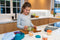 Amuse Rikko Lagoon Sky Lunchbox - Kindveilige sluitingen - Ideaal Voor Maaltijdvoorbereiding - 3 Compartimenten