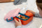 Amuse Rikko Poppy Flamingo Lunchbox - Kindveilige sluitingen - Ideaal Voor Maaltijdvoorbereiding - 3 Compartimenten