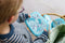 Amuse Sea Life Brooddoos Whale - Broodtrommel - Lunchbox met Handig scharnierdeksel - Vaatwasserbestending - Blauw - 500 ml