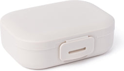 Amuse Snackbox - Small - Snackdoosjes - Koekendoos Kinderen met Clipsluiting - Koekendoosje school - Vaatwasserbestendig - Beige