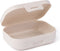 Amuse Snackbox - Small - Snackdoosjes - Koekendoos Kinderen met Clipsluiting - Koekendoosje school - Vaatwasserbestendig - Beige