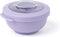 Amuse Tylla Lavender Snack Bowl - Perfect Afsluitbare Snackdoosje - Snackbox Voor onderweg - Vaatwas, magnetron, en diepvriesbestendig - Paars - 200 ml