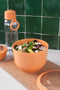 Amuse Tylla oat Life Bowl - Lunchbox - Perfect Afsluitbare Verhouddoos - Saladebox voor onderweg - Vaatwas, magnetron, en diepvriesbestendig - Lichtgrijs - 1200 ml