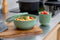 Amuse Tylla Sage Life Bowl - Lunchbox - Verhouddoos met Tritan Deksel - Perfect afsluitbaar - Vaatwas, magnetron, en diepvriesbestendig - Groen - 1000 ml