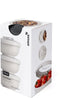Amuse Tylla Sage Snack set - Perfect Afsluitbare Snackdoosjes - Voor onderweg - Vaatwas, magnetron, en diepvriesbestendig - Groen - 3 x 200 ml